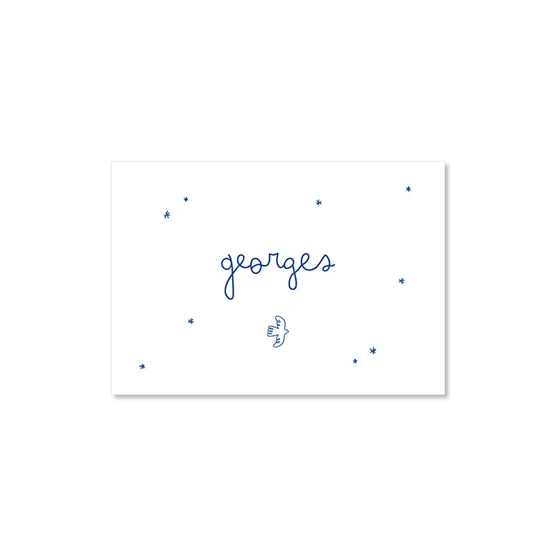 Georges birthcard