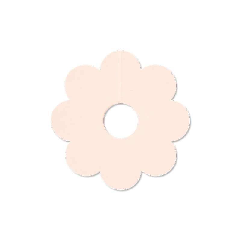 Nude name tag flower