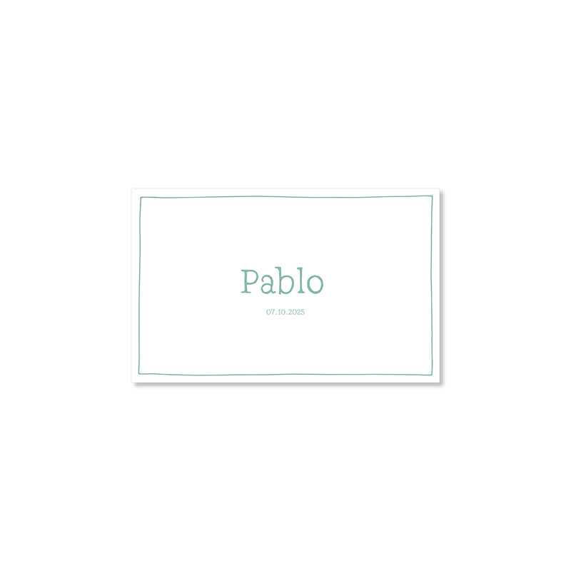 faire-part Pablo